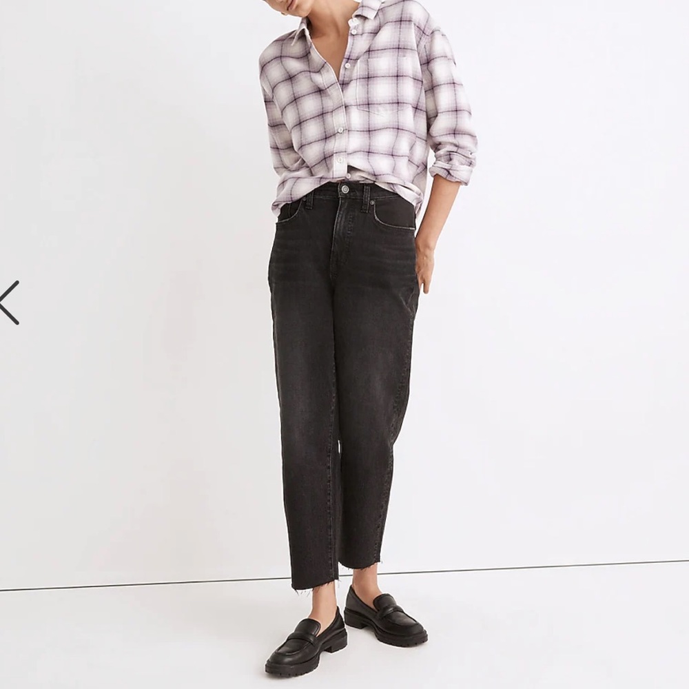 Madewell Balloon Jeans Raw-Hem Edition sz 27 #B0X2